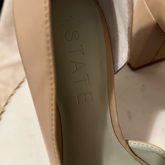 1. State Nude Pointy Block Heel! - Picture 2 of 5